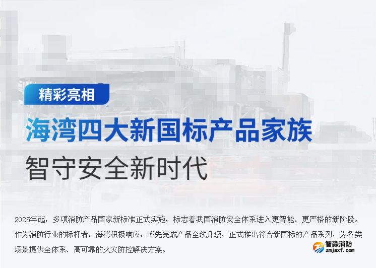 海灣四大新國(guó)標(biāo)產(chǎn)品智守護(hù)安全新時(shí)代